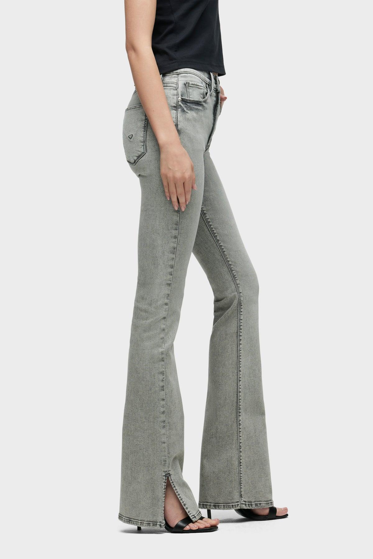 Barbara High-Rise Bootcut Jean w/ Outseam Slit Female Product Image