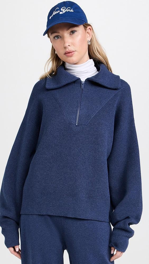 Lunya Cozy Collared Half Zip Pullover | Shopbop product image