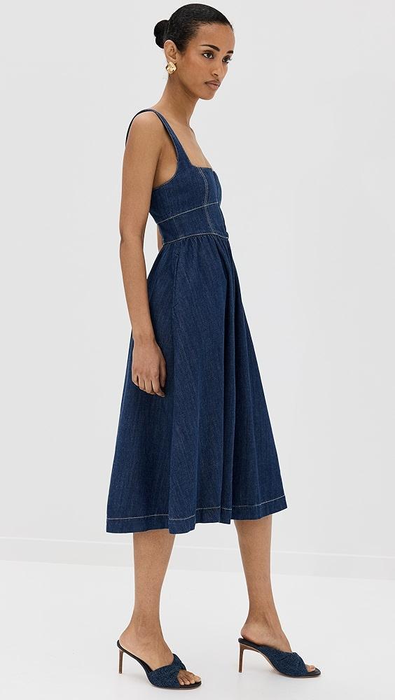 Reformation Tagliatelle Denim Dress | Shopbop Product Image