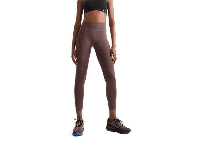 On Performance Tights 7/8 (Grape) Women's Clothing Product Image