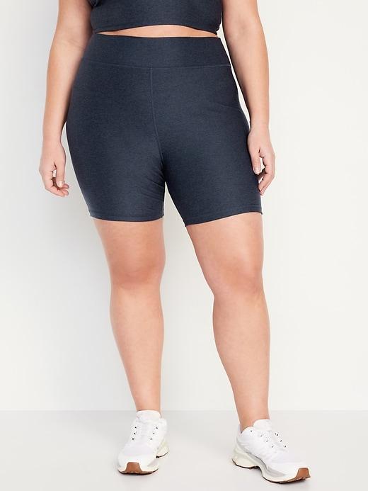 Extra High-Waisted CloudComfy Biker Shorts -- 6-inch inseam Product Image