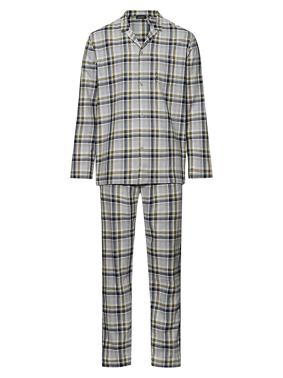 Mens Cozy Comfort Check Pajamas Product Image