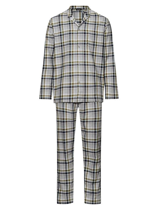 Mens Cozy Comfort Check Pajamas Product Image