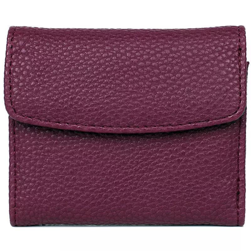 Womens Dopp Pebble Pik-Me-Up Mini RFID-Blocking Trifold Wallet Product Image