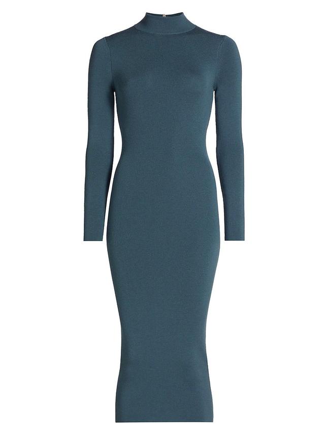 Womens Merino-Blend Knit Midi Dress Product Image