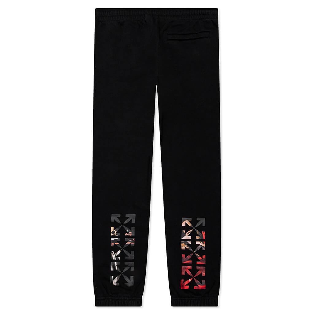 Caravaggio Paint Slim Sweatpant - Black/White Male Product Image