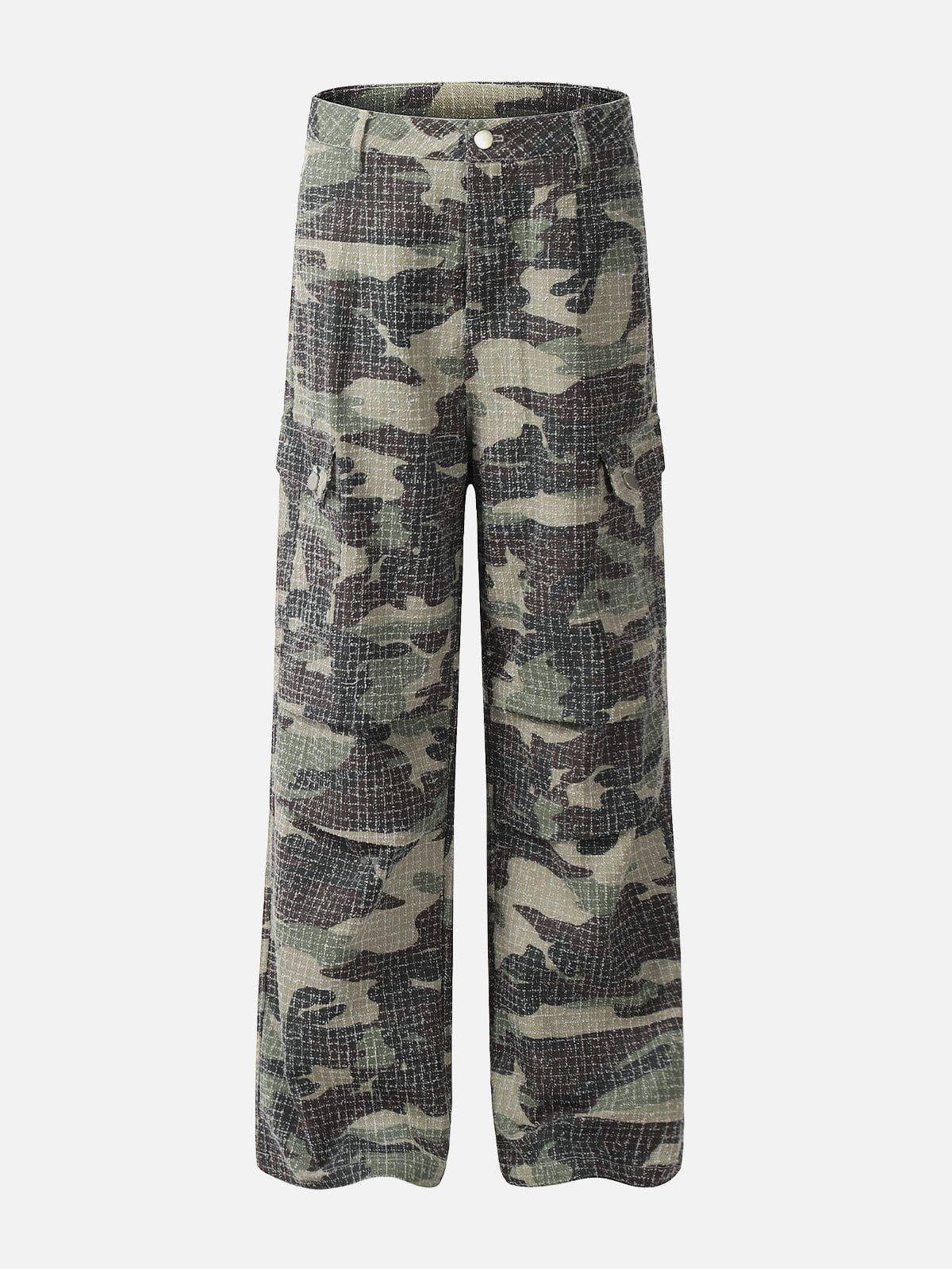 Aelfric Eden Multi Pocket Camouflage Cargo Pants Product Image