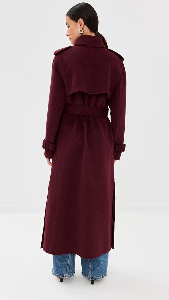 SIMKHAI Rumi Belted Long Coat | Shopbop Product Image