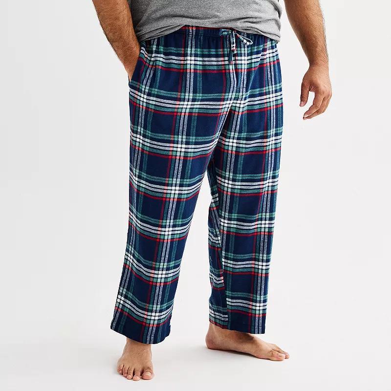 Big & Tall Sonoma Goods For Life Flannel Drawstring Pajama Pants, Mens Product Image