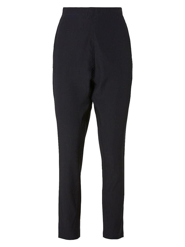 Womens Stretch Silk Dropped Crotch Pants Product Image