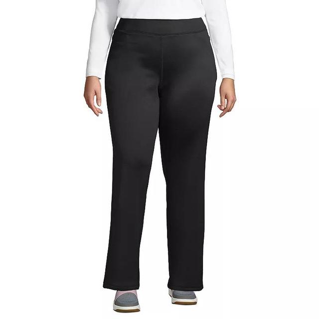 Plus Size Lands End Active Fleece Lined Yoga Pants, Womens Product Image