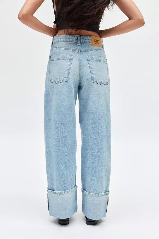 BDG Thea Cuffed Wide Leg Jean Product Image