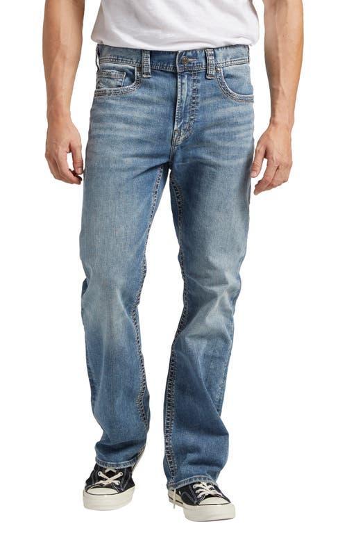 Silver Jeans Co. Craig Stretch Easy Fit Bootcut Medium Wash Jeans Product Image