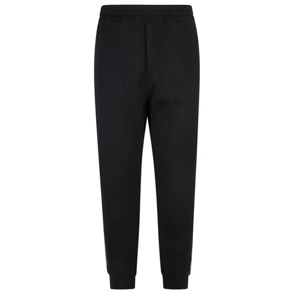 Elastic Waisted Track Trousers In Black Product Image