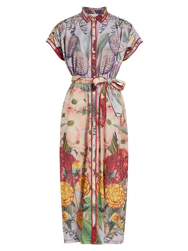 Valerie Cotton Floral Shirtdress Product Image