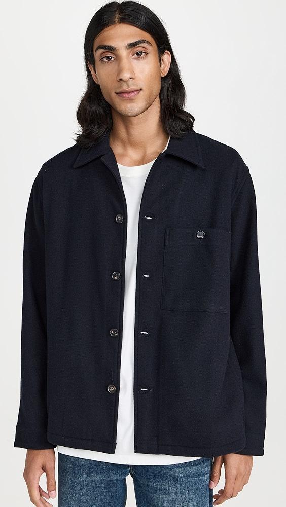 Norse Projects Folke Wool Overshirt | Shopbop Product Image