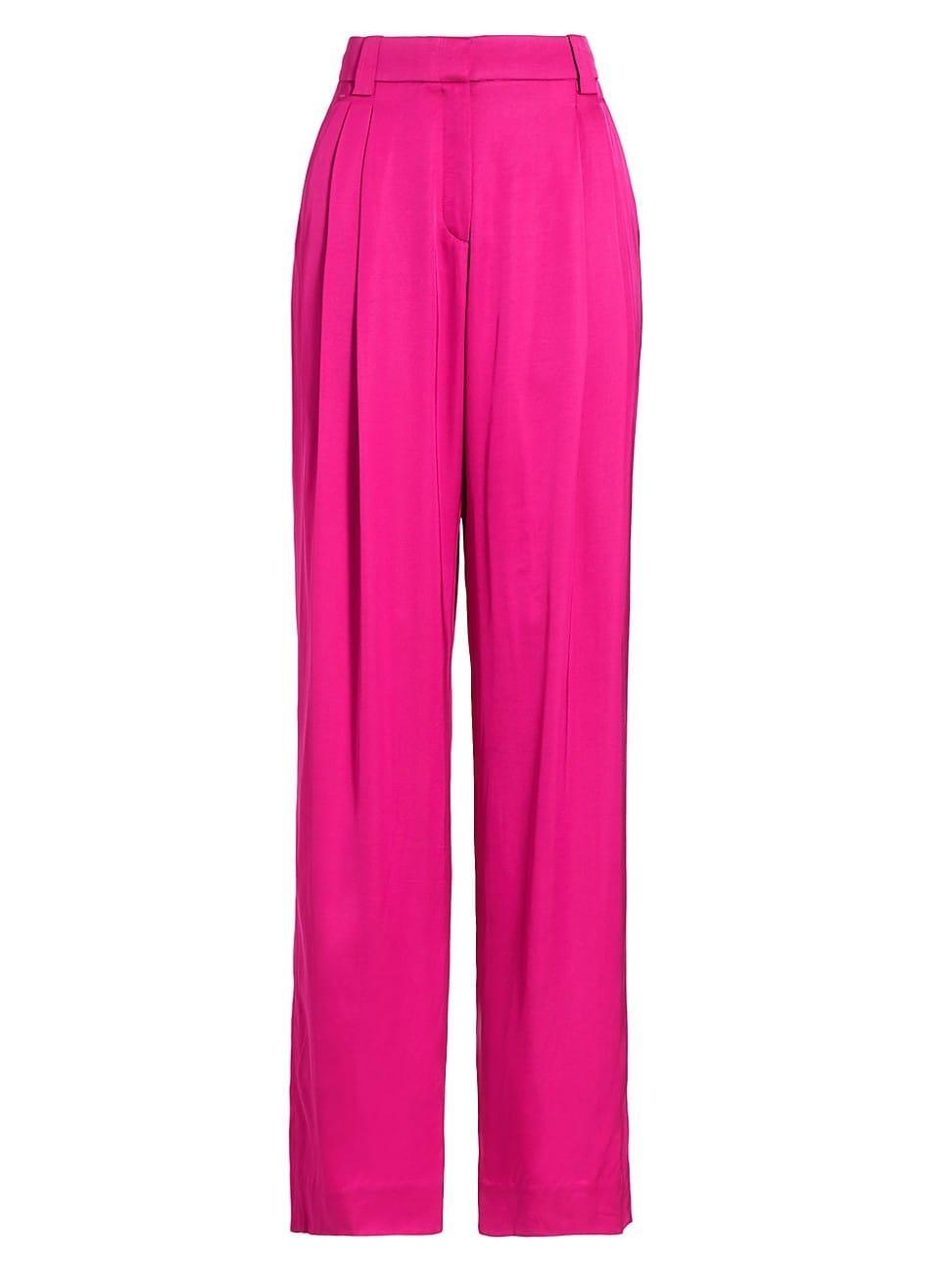 Womens Fynn Pleated Trousers Product Image