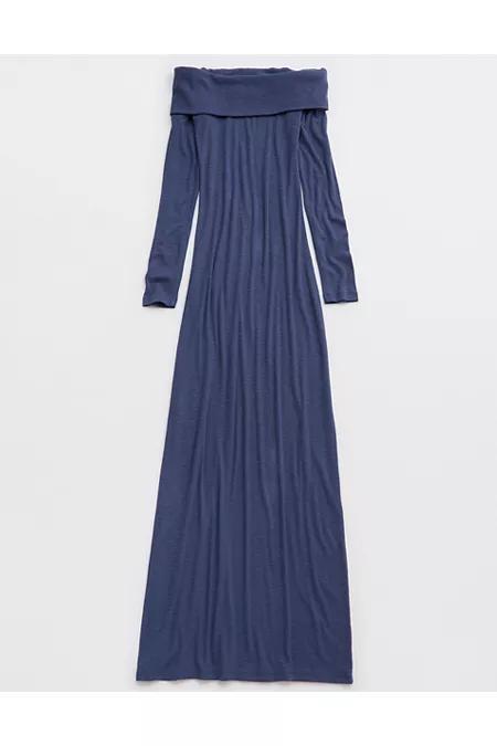 Aerie Off The Shoulder Maxi Dress Women's Product Image