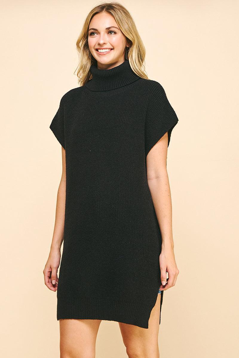 Turtleneck Sweater Dress Product Image