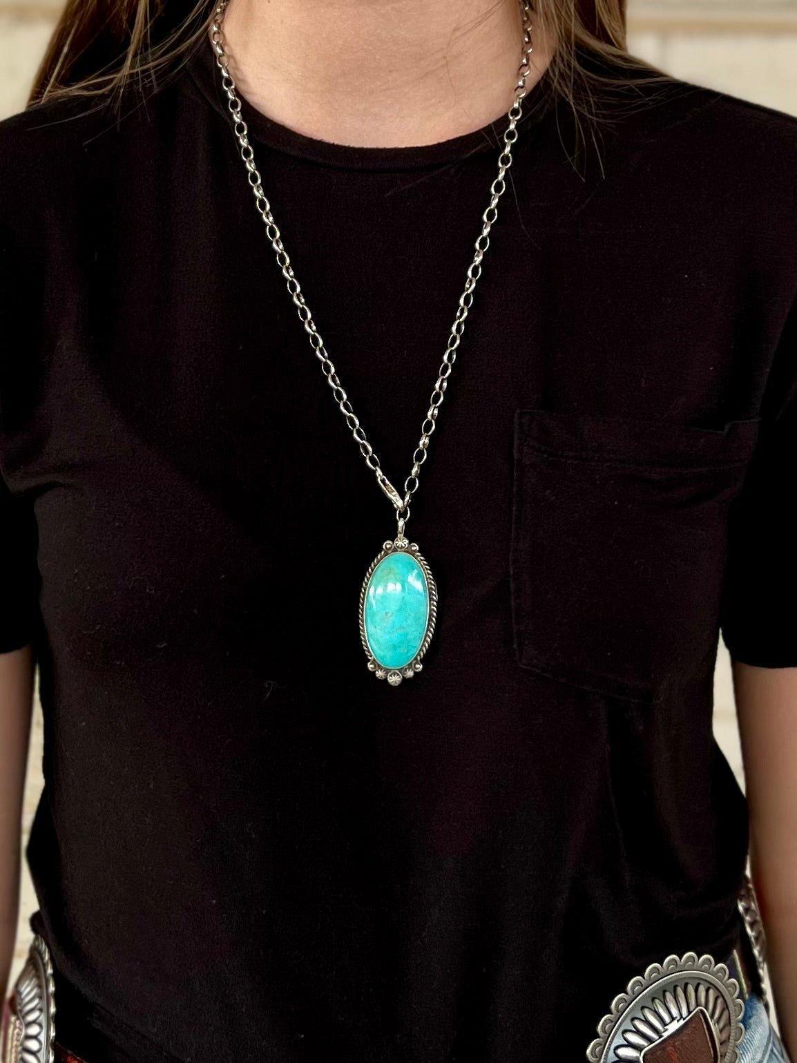 Toggle With Me Turquoise Necklace Product Image