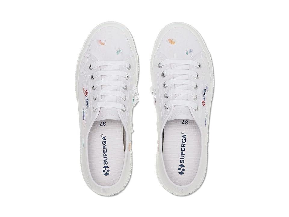 Superga 2750 Ripped Multicolor Cotton Multicolor Shaded Print) Women's Shoes Product Image