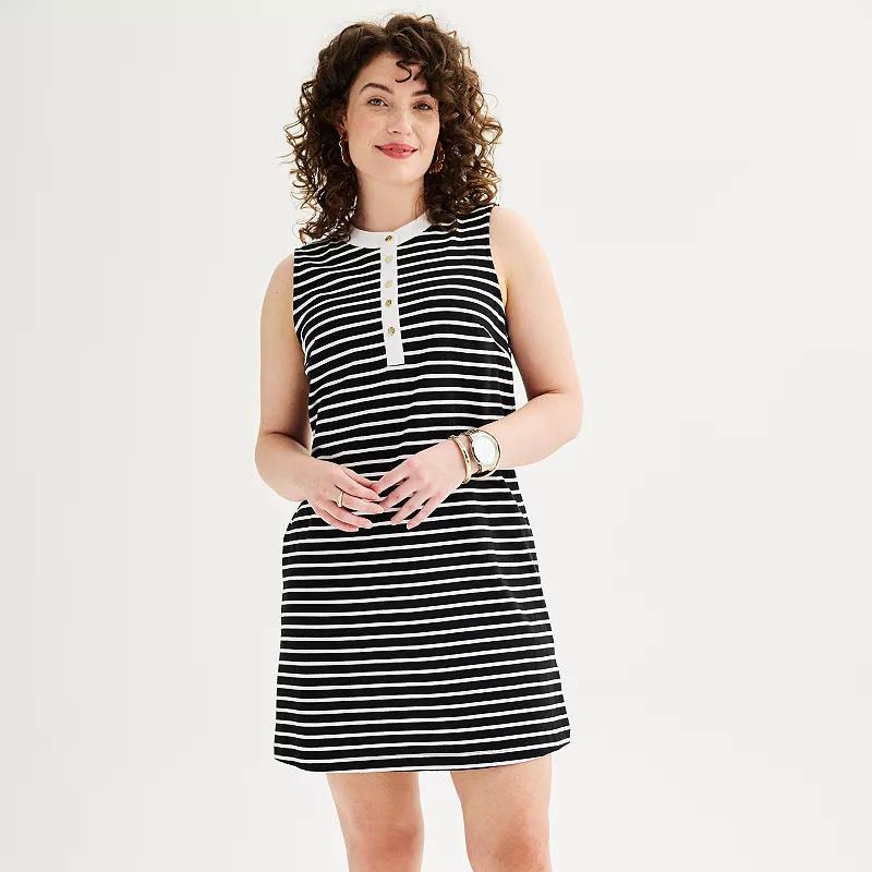 Womens Draper James Sleeveless Knit Shift Dress Product Image