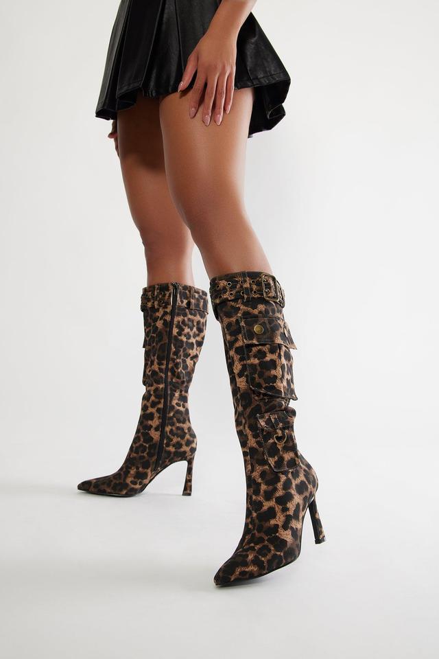 Tribeca Buckle Boots - Leopard Product Image