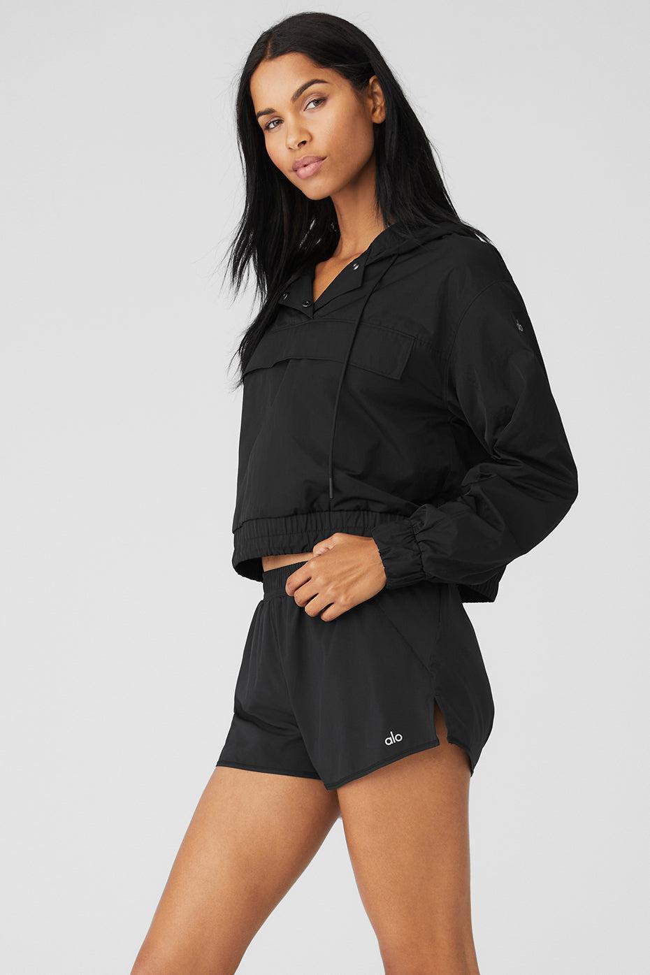 International Anorak Hoodie - Black Female Product Image