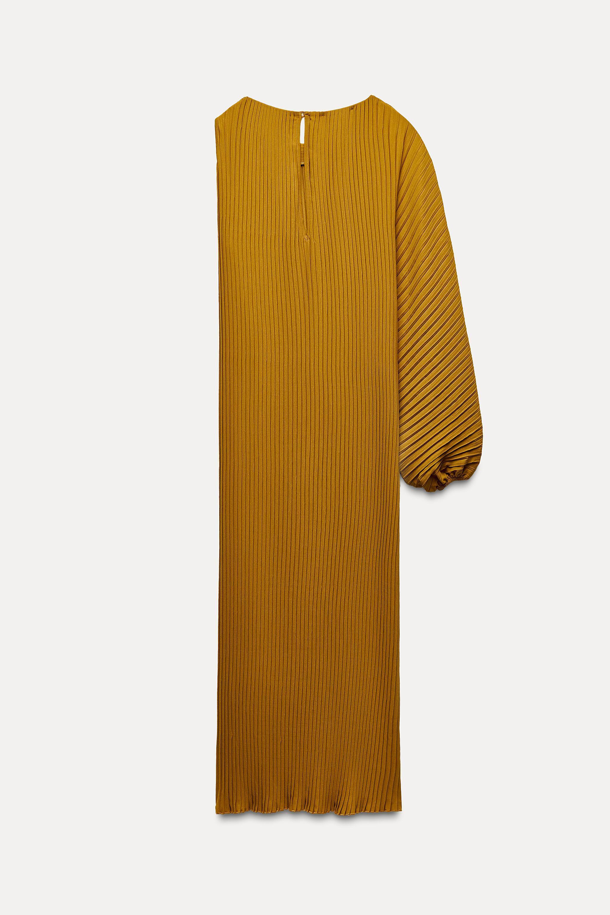 PLEATED ASYMMETRIC DRESS Product Image