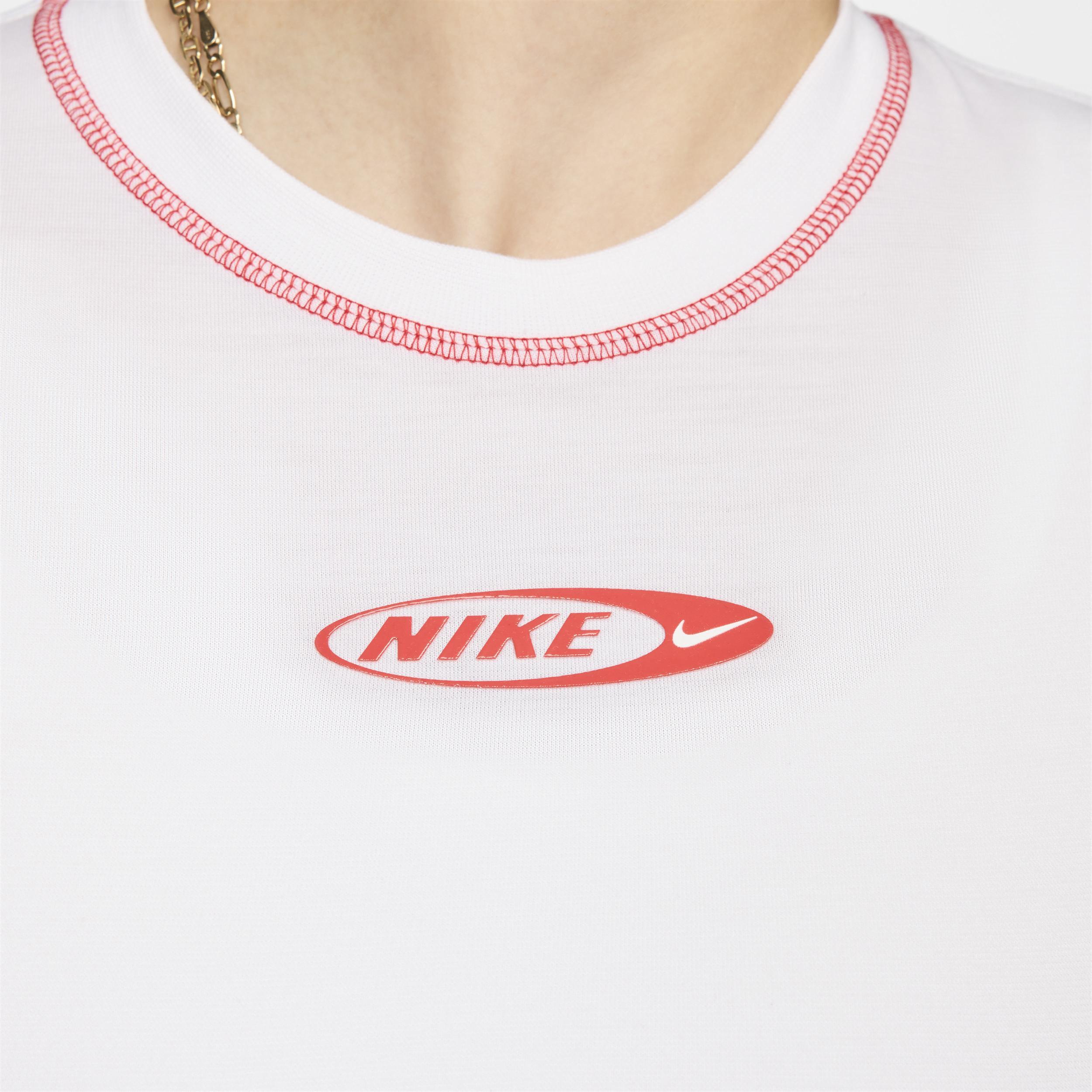 Women's Nike Sportswear Chill Knit Slim Cropped T-Shirt Product Image