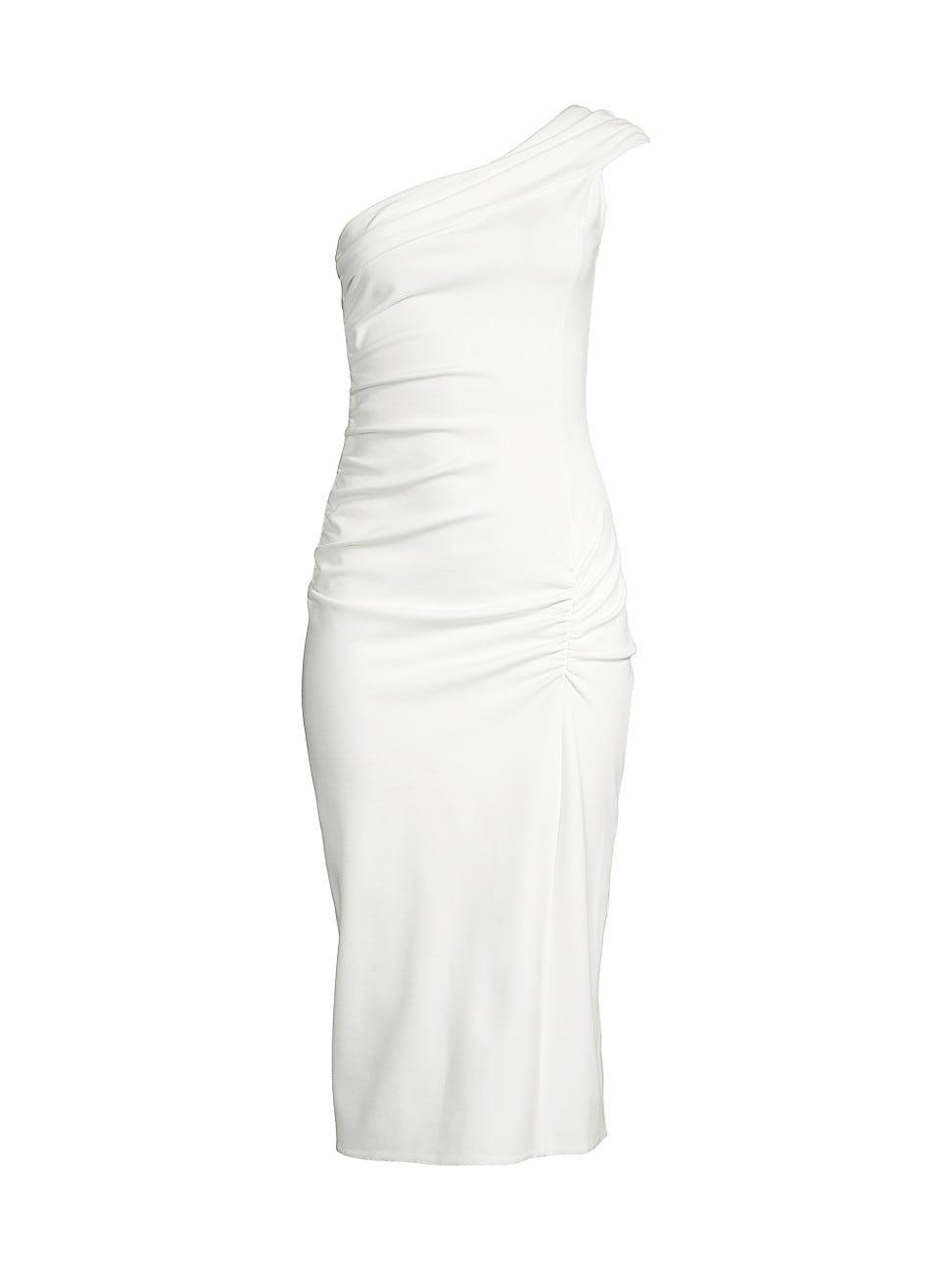 Womens One-Shoulder Midi-Dress Product Image