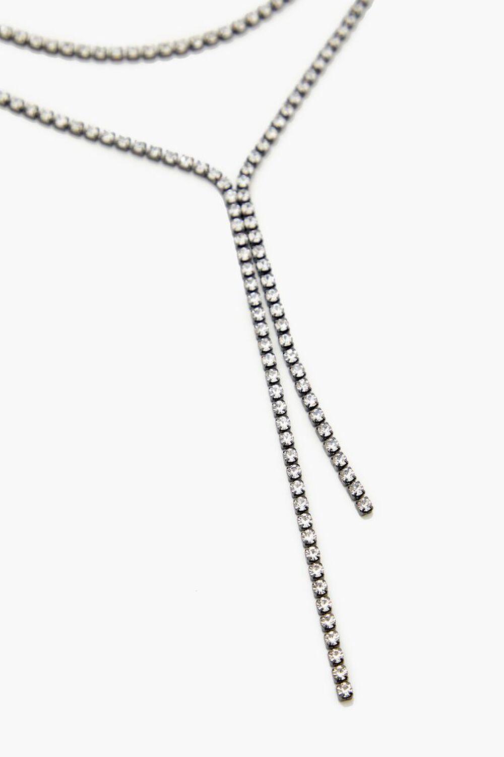 Rhinestone Y-Chain Necklace Set | Forever 21 Product Image