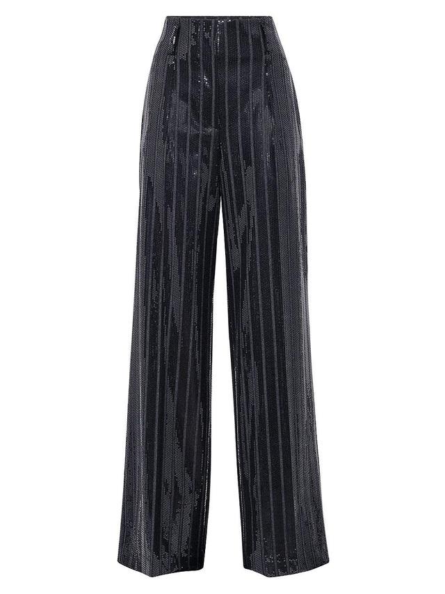 Womens Comfort Virgin Wool Loose Corset Trousers Product Image