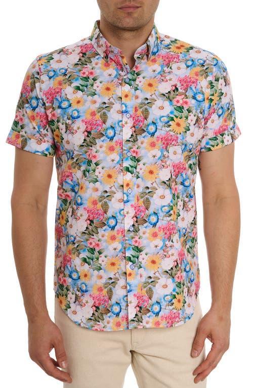 Mens Taton Floral Cotton Shirt Product Image