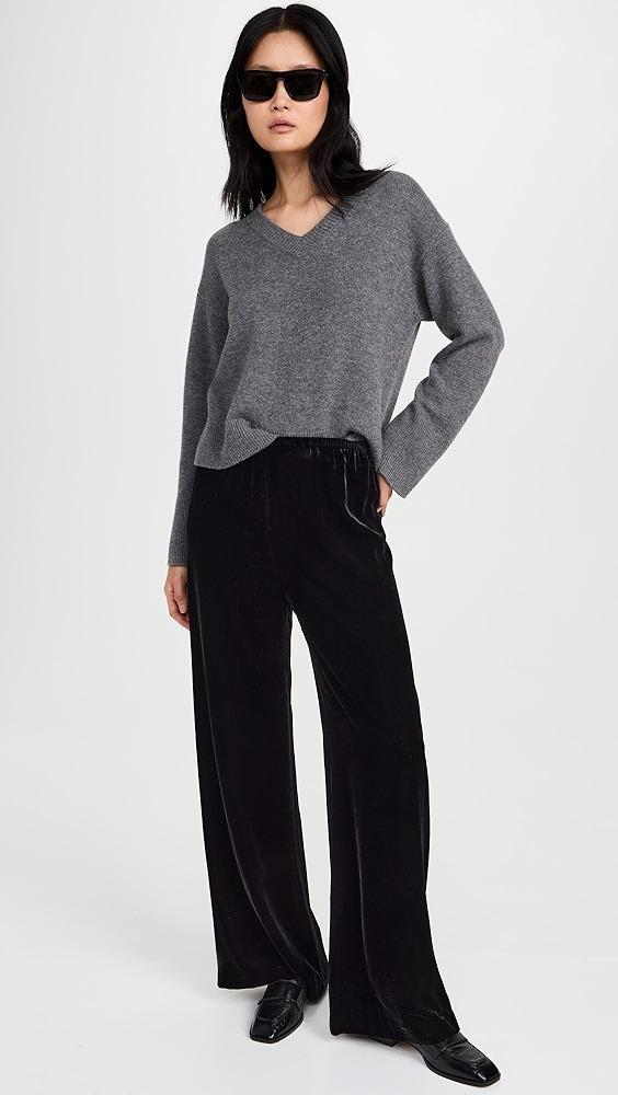 La Ligne Elasticated Velvet Pants | Shopbop Product Image