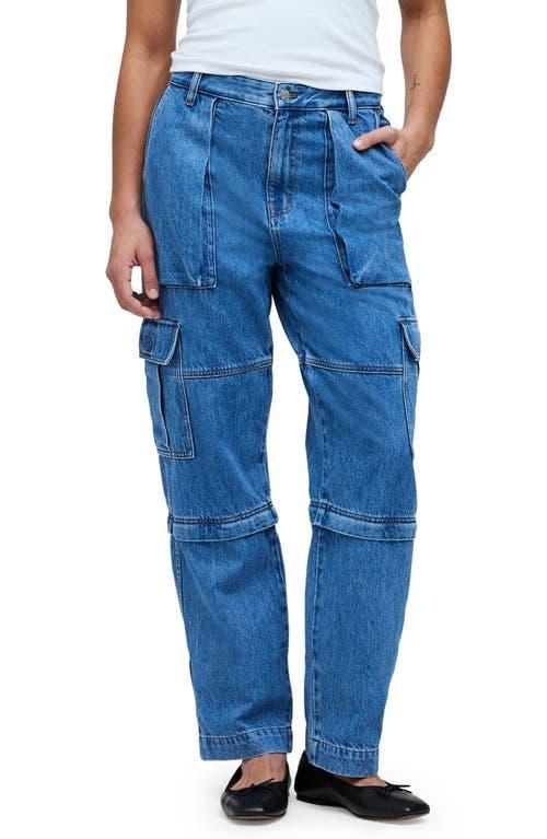 Madewell Baggy Straight Leg Cargo Jeans Product Image