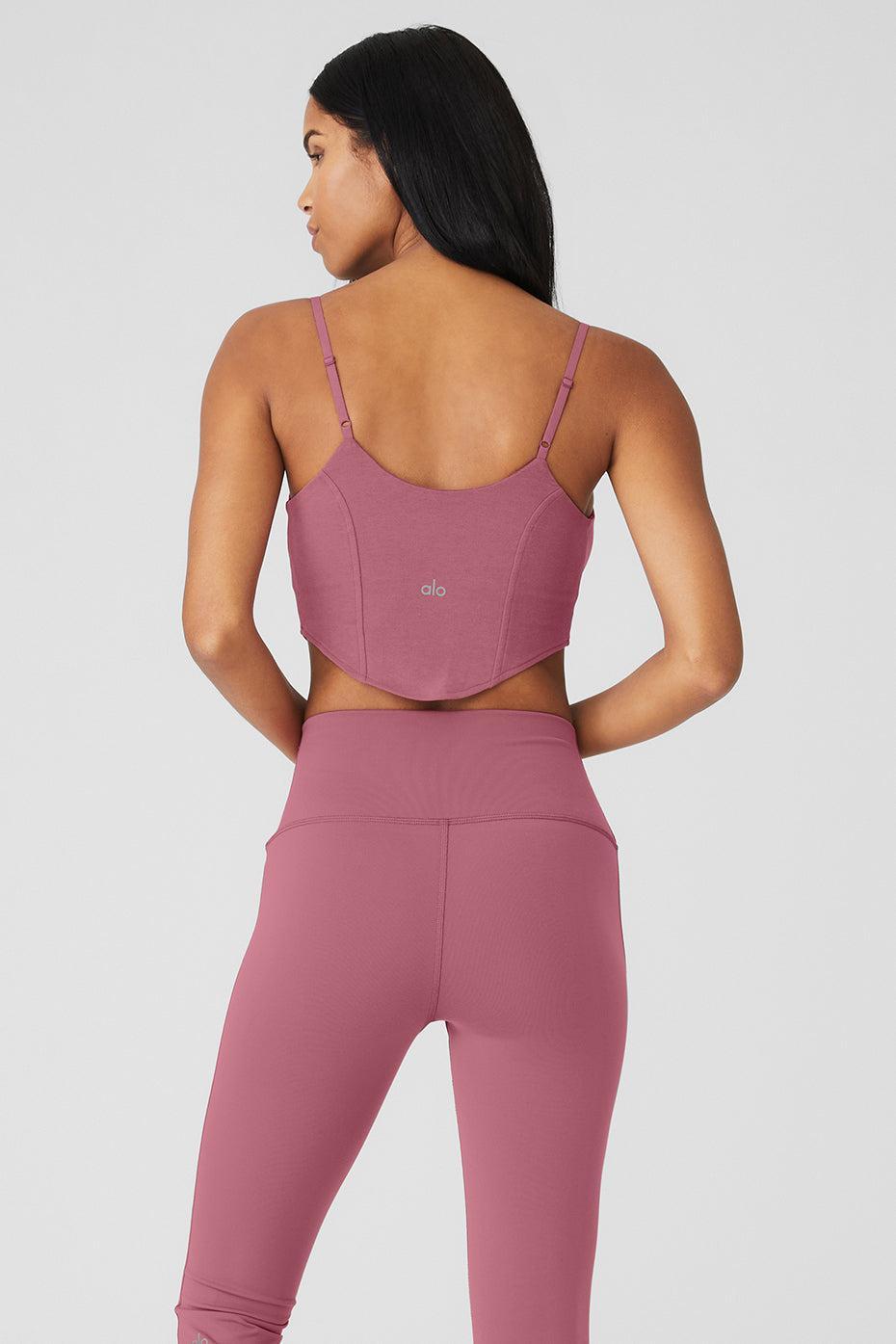 Alo Yoga | Soft Sculpt Bra Tank Top Pink Product Image