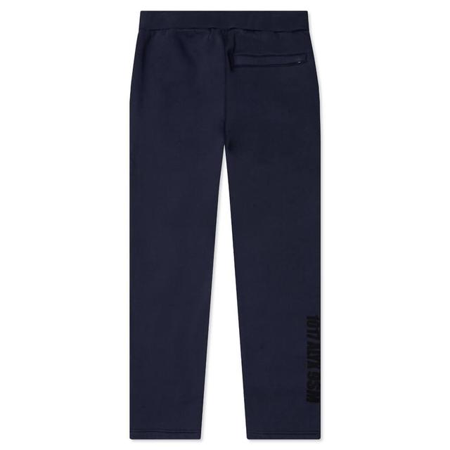 Mirrored Logo Pants - Navy Male Product Image