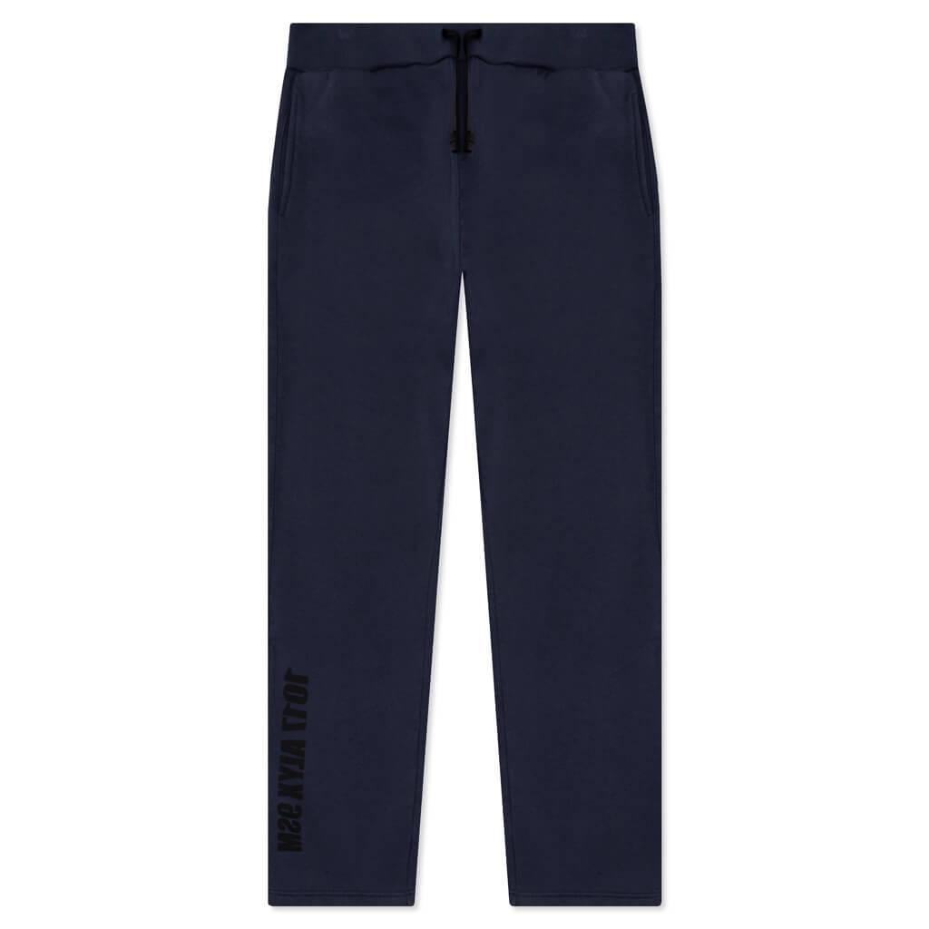 Mirrored Logo Pants - Navy Male Product Image