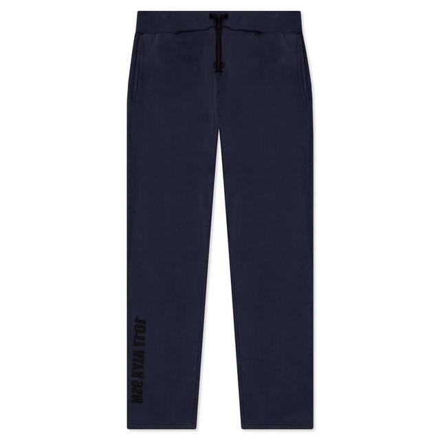 Mirrored Logo Pants - Navy Male Product Image