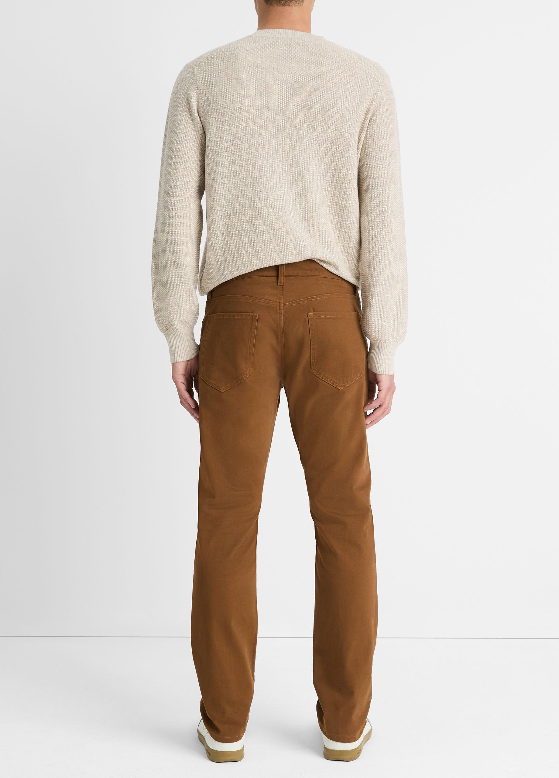 Dylan Slim 5-Pocket Peached Stretch-Cotton Pant Product Image