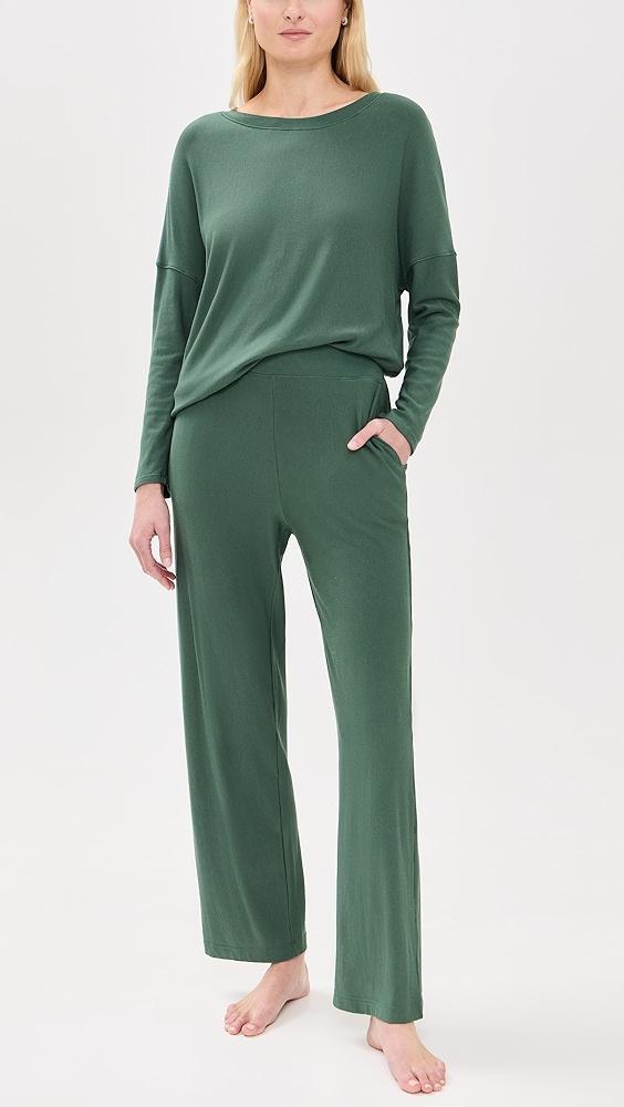 Eberjey Softest Sweats Straight Pants | Shopbop Product Image