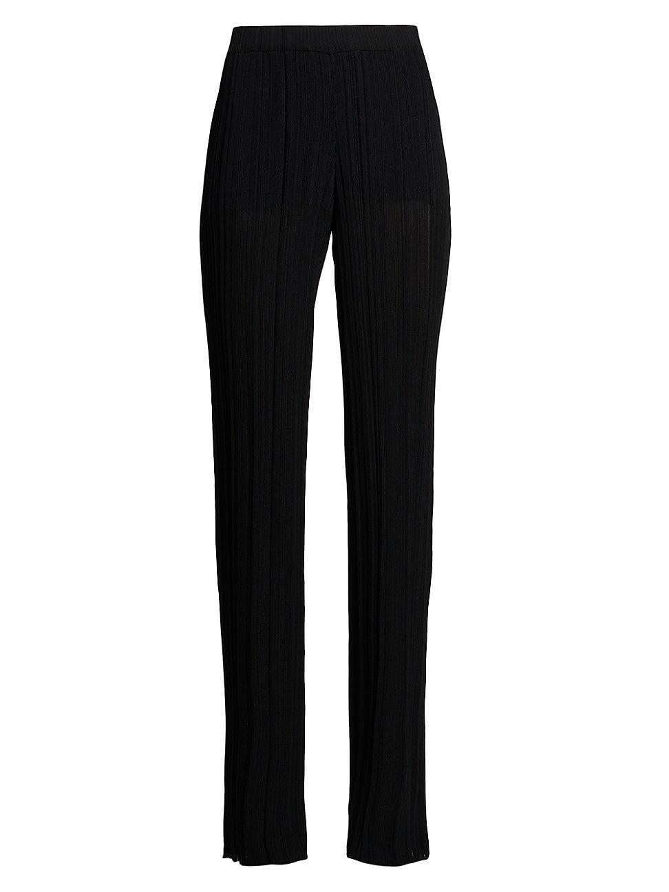 Womens Pliss Knit Pants Product Image