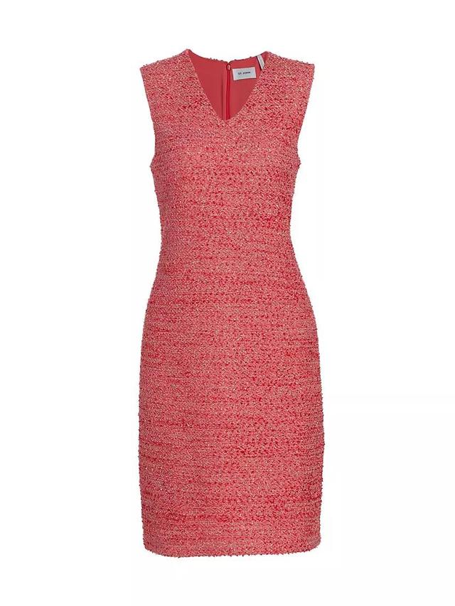 Evening Tweed Sleeveless Dress Product Image