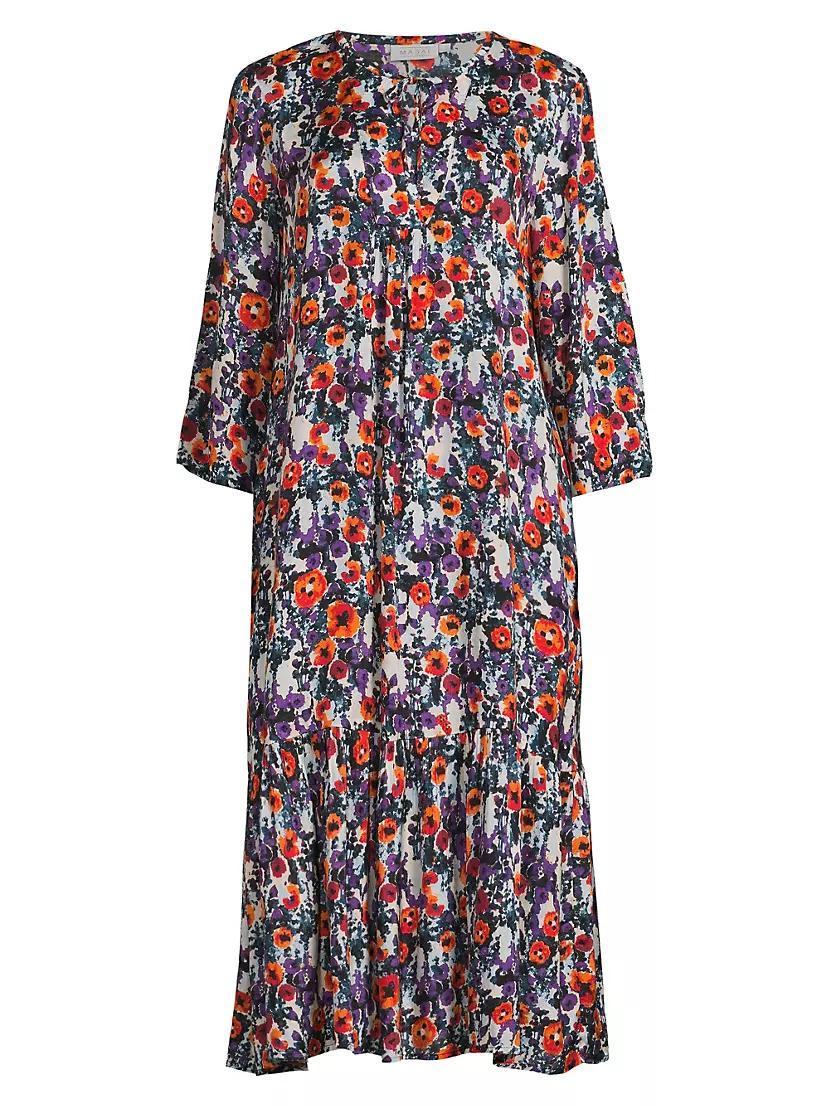 Nampula Floral Midi-Dress Product Image