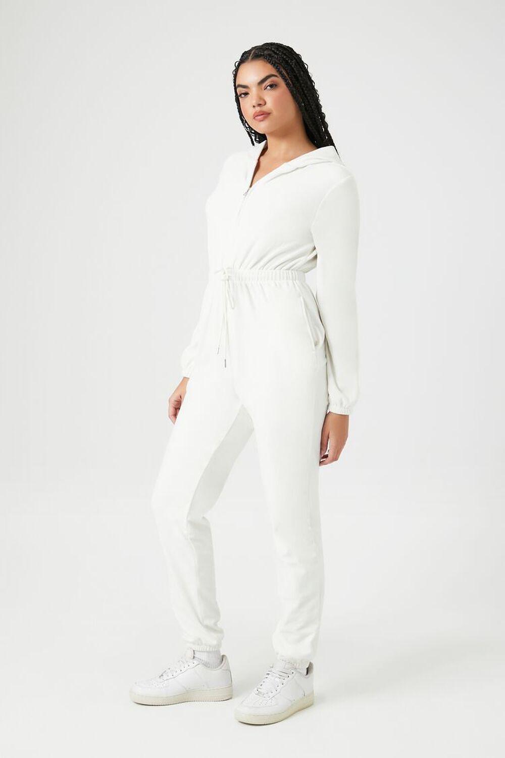 Hooded Long-Sleeve Jumpsuit | Forever 21 Product Image