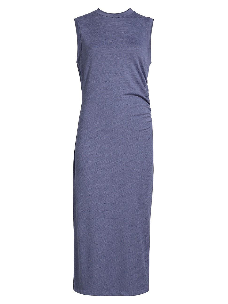 Womens Stretch Jersey Sleeveless Midi-Dress Product Image