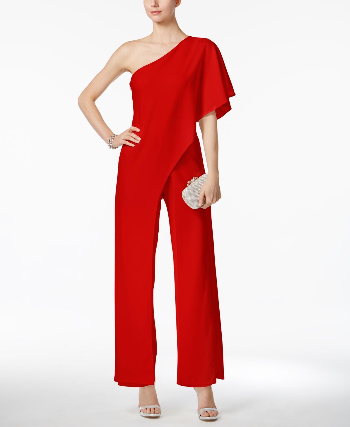 Adrianna Papell One-Shoulder Jumpsuit Product Image