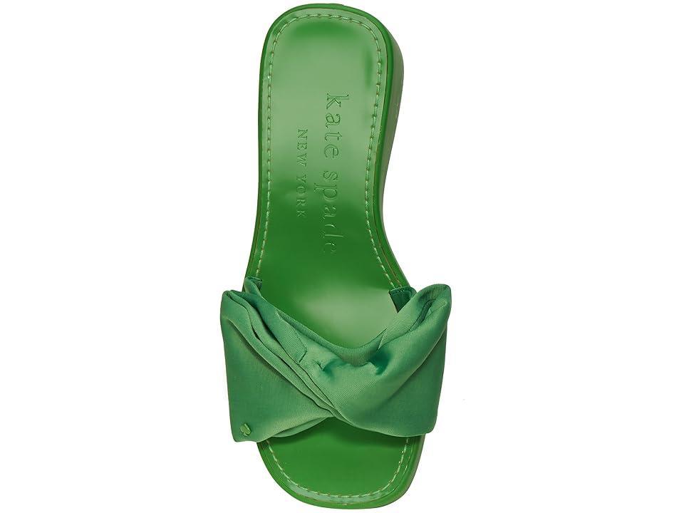 Womens Bikini 25MM Bow-Accent Wedge Slides Product Image