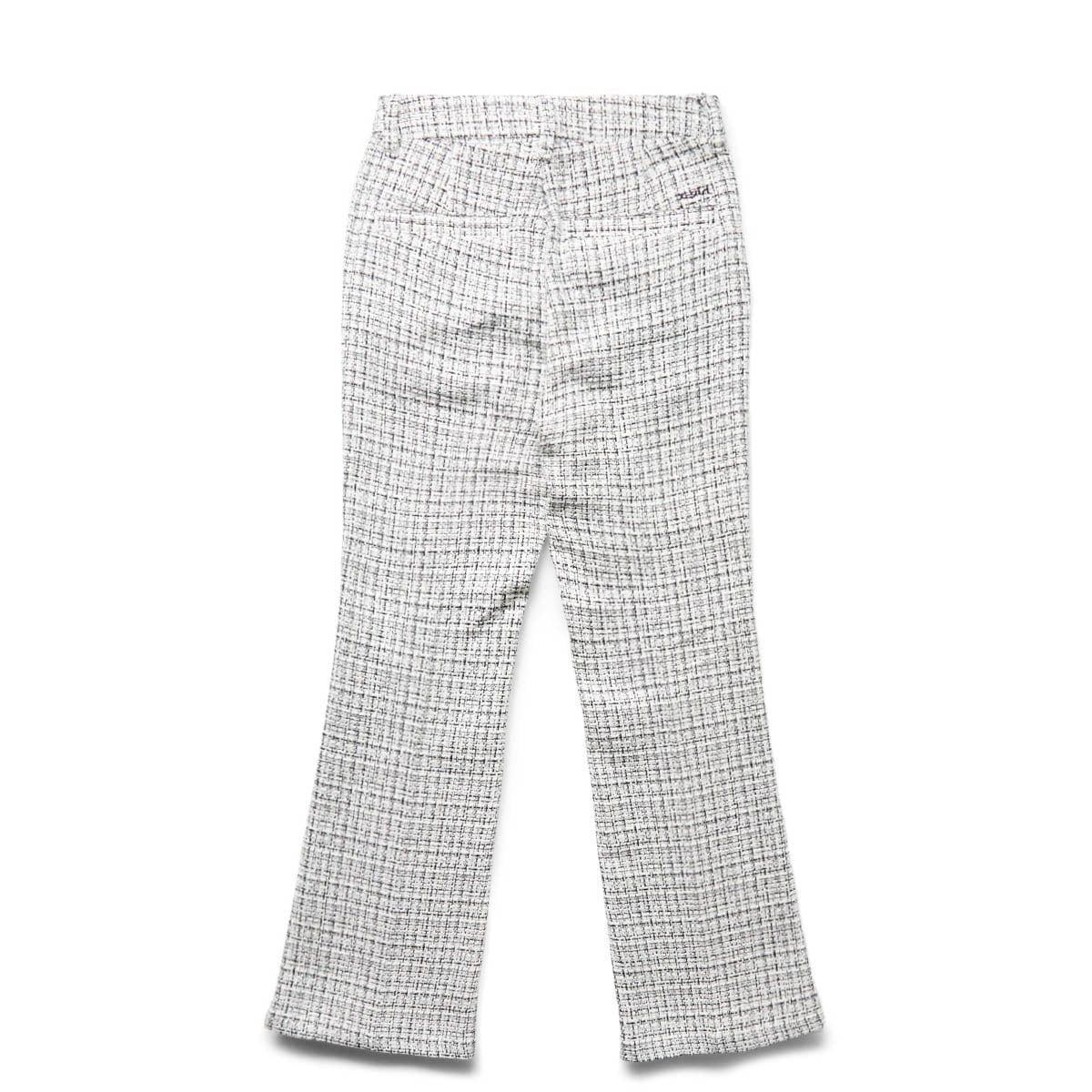 TWEED JERSEY WIDE FLARE PANTS Female Product Image